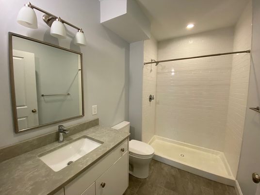 Bathroom, Interior, Recessed Lighting
