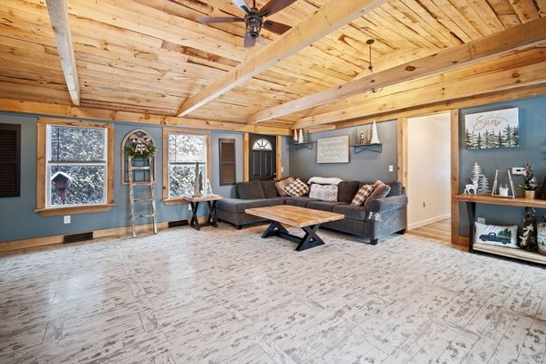 Interior, Living room, Wooden Beams, Wooden Ceilings, Wood Texture Flooring