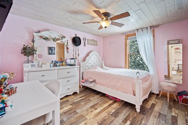 Bedroom, Interior, Wood Texture Flooring