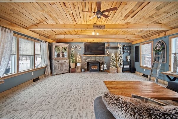 Fireplace, Interior, Wooden Beams, Wooden Ceilings