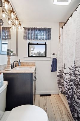 Bathroom, Free Standing Baths, Interior, Wood Texture Flooring