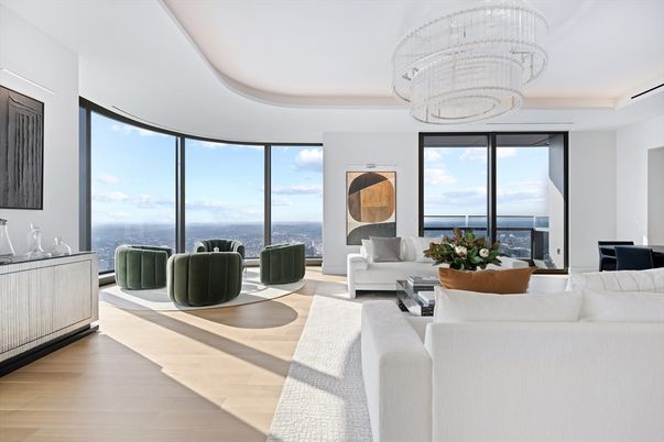 Interior, Living room, Pendant Lights, Water, Wood Texture Flooring