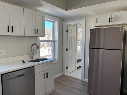 Interior, Kitchen, Marble, Wood Texture Flooring