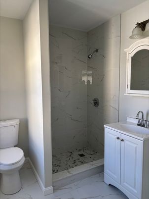 Bathroom, Interior, Marble, Marble Walls