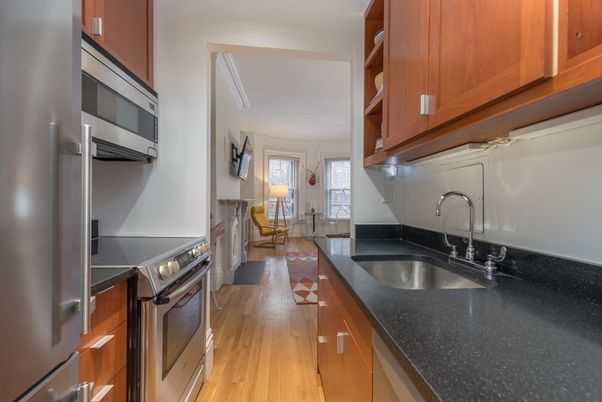 Interior, Kitchen, Wood Texture Flooring