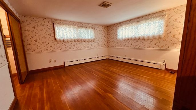 Empty room, Interior, Wood Texture Flooring