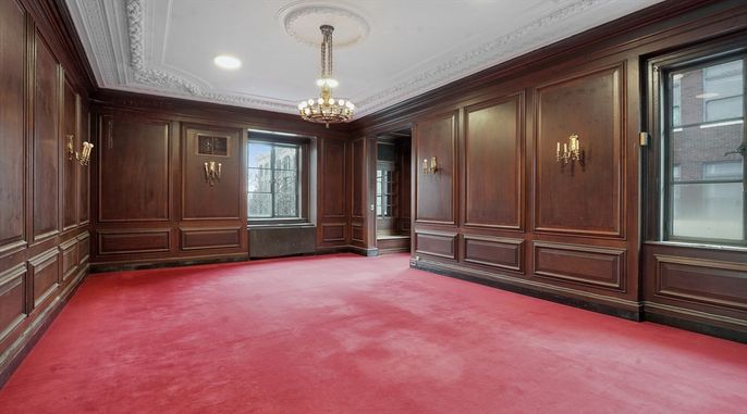 Chandelier, Empty room, Interior, Recessed Lighting