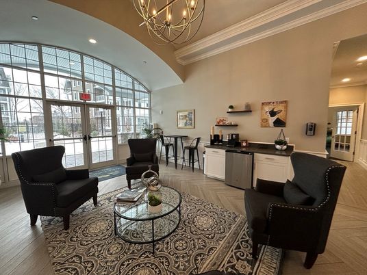 Chandelier, Dining room, Interior, Living room, Recessed Lighting, Wood Texture Flooring