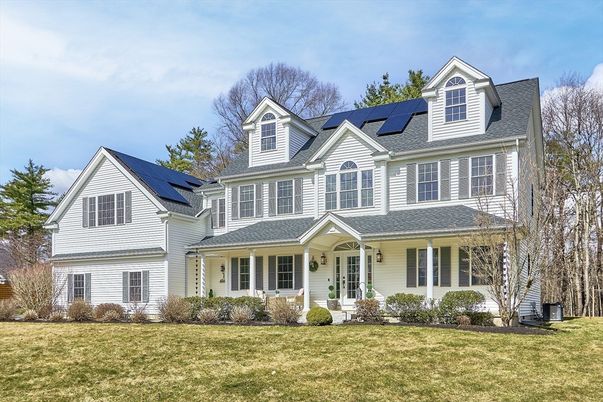 Exterior, Facade, Solar Panels, Farmhouse