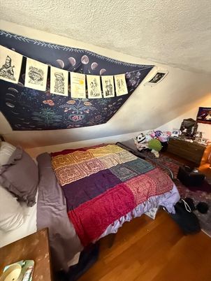 Bedroom, Interior, Wood Texture Flooring