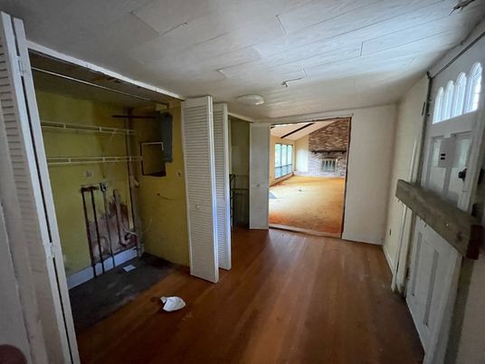 Empty room, Interior, Wood Texture Flooring