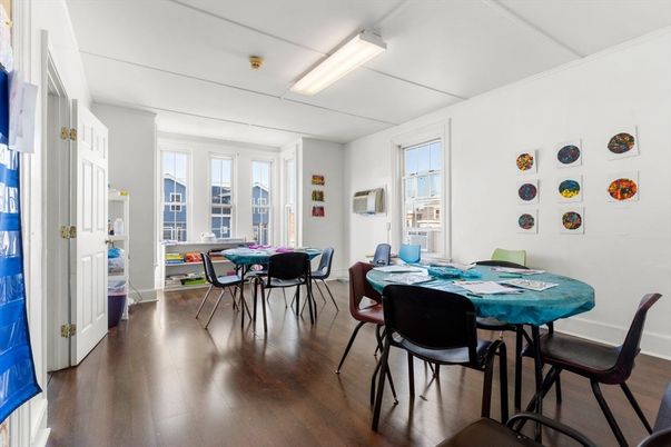 Dining room, Interior, Wood Texture Flooring