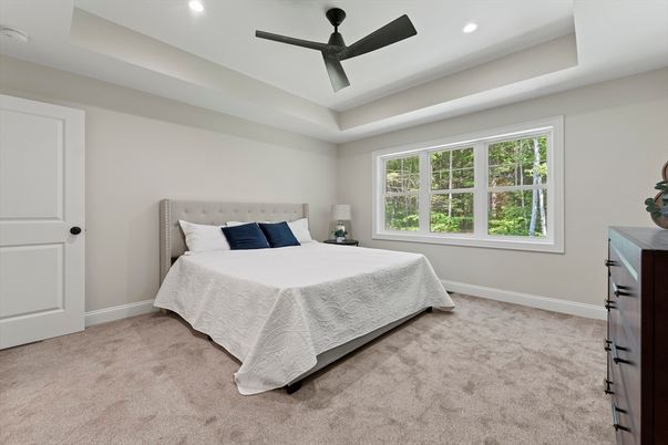 Bedroom, Interior, Recessed Lighting
