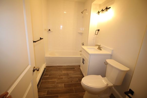 Bathroom, Interior, Wood Texture Flooring