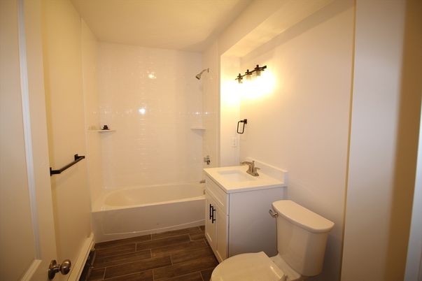 Bathroom, Interior, Wood Texture Flooring