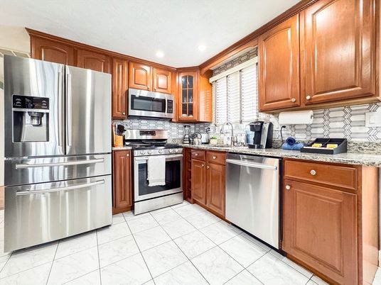 Interior, Kitchen, Recessed Lighting, Stainless Steel Appliances