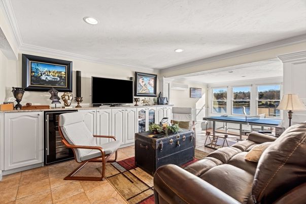 Interior, Living room, Recessed Lighting