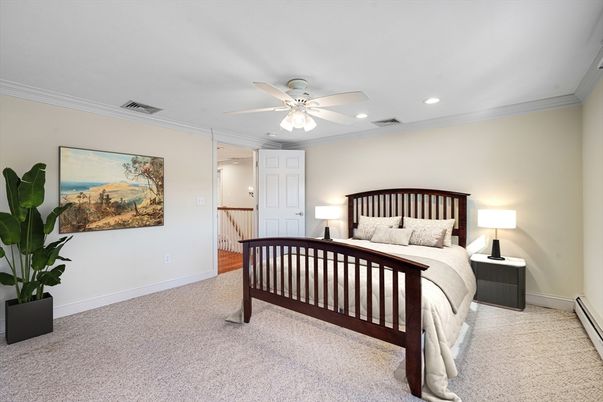 Bedroom, Interior, Recessed Lighting