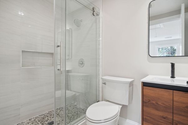 Bathroom, Glass Shower, Interior