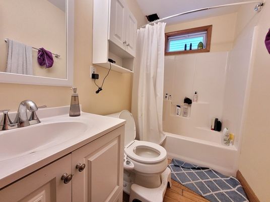 Bathroom, Interior, Wood Texture Flooring