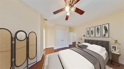 Bedroom, Interior, Wood Texture Flooring