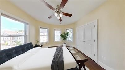 Bedroom, Interior, Wood Texture Flooring