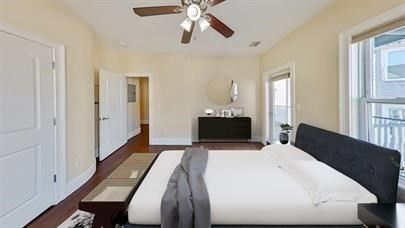 Bedroom, Interior, Wood Texture Flooring