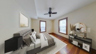 Bedroom, Interior, Wood Texture Flooring