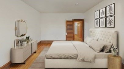 Bedroom, Interior, Wood Texture Flooring