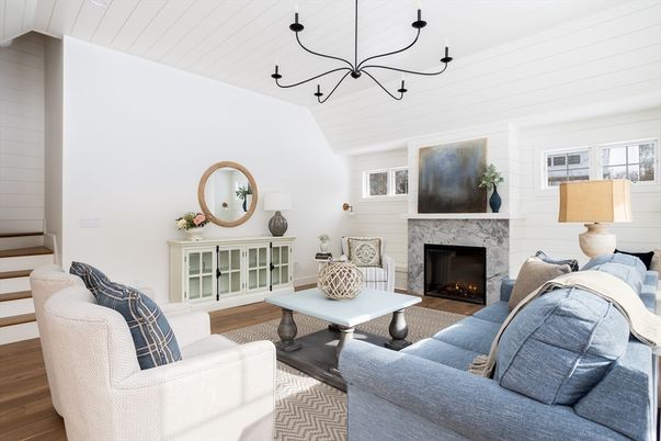 Chandelier, Fireplace, Interior, Living room, Wood Texture Flooring