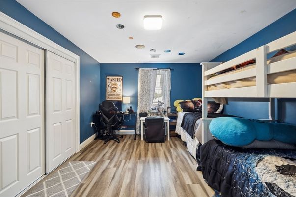 Bedroom, Interior, Wood Texture Flooring
