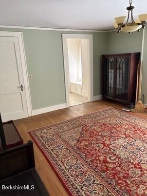 Chandelier, Empty room, Interior, Wood Texture Flooring