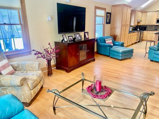 Interior, Kitchen, Living room, Wood Texture Flooring
