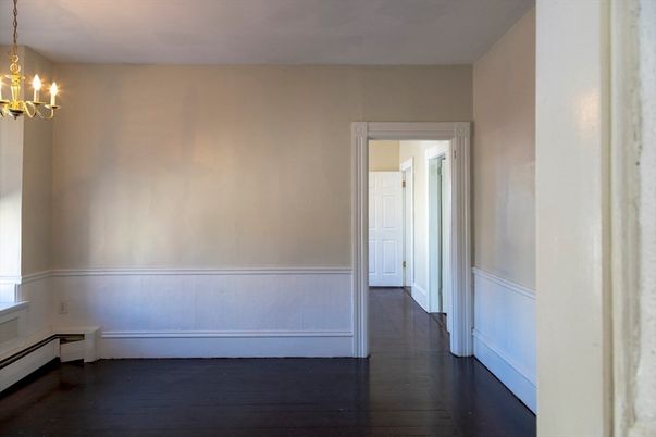 Chandelier, Empty room, Interior, Wood Texture Flooring