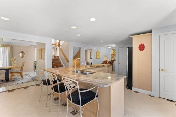 Dining room, Interior, Kitchen, Recessed Lighting