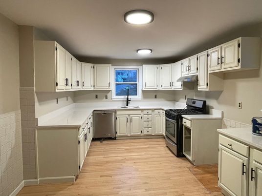 Interior, Kitchen, Wood Texture Flooring