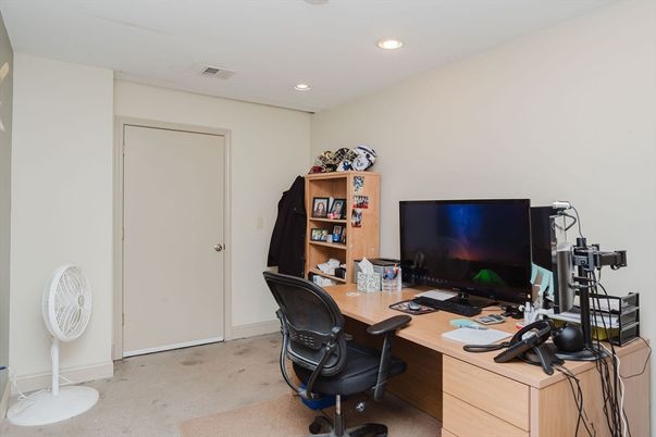 Home Office, Interior, Recessed Lighting