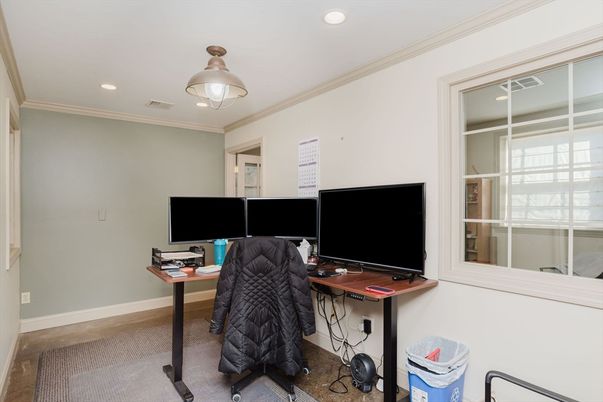 Home Office, Interior, Recessed Lighting