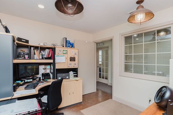 Home Office, Interior, Recessed Lighting