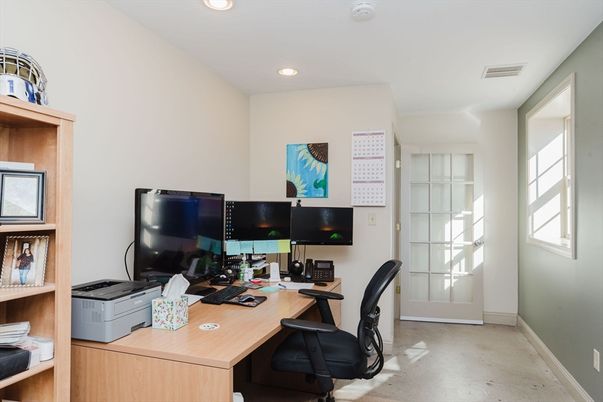 Home Office, Interior, Recessed Lighting