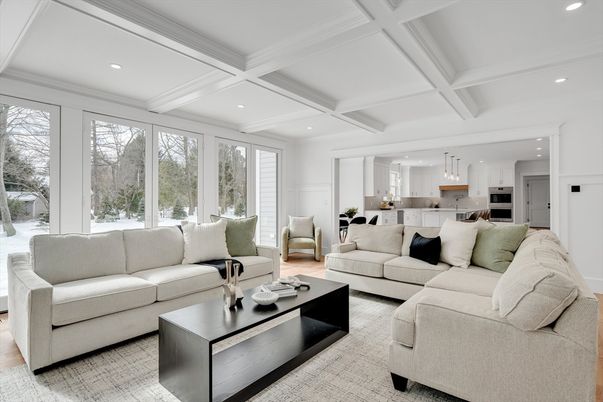 Interior, Kitchen, Living room, Pendant Lights, Recessed Lighting