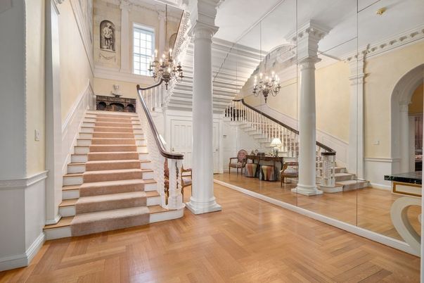 Chandelier, Interior, Wood Texture Flooring