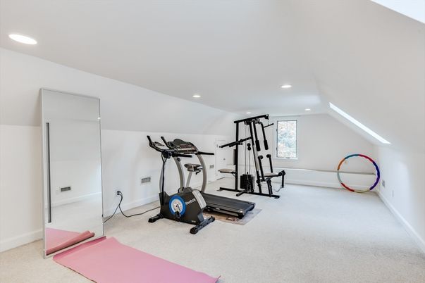 Fitness Equipment, Interior, Recessed Lighting