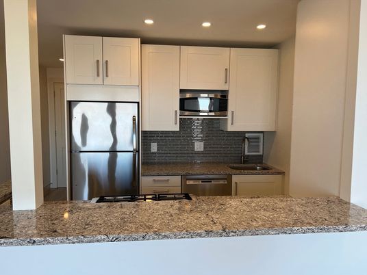 Interior, Kitchen, Recessed Lighting, Stainless Steel Appliances
