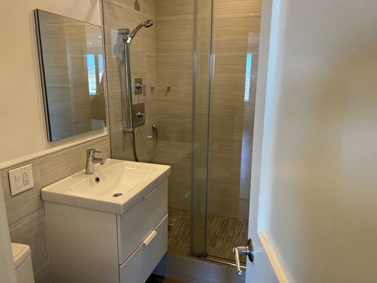 Bathroom, Glass Shower, Interior