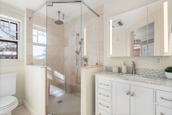 Bathroom, Glass Shower, Interior