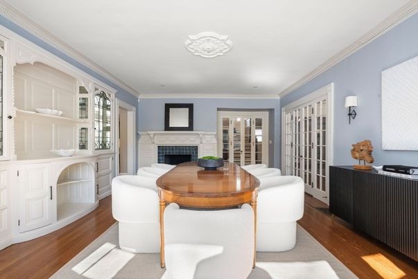 Fireplace, Interior, Wood Texture Flooring