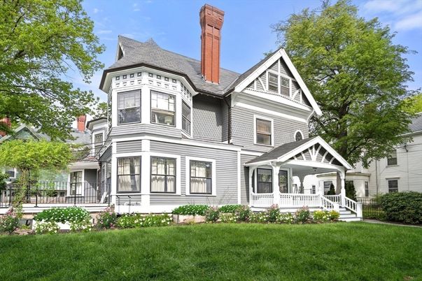 Backyard, Exterior, Facade, Queen Anne Victorian