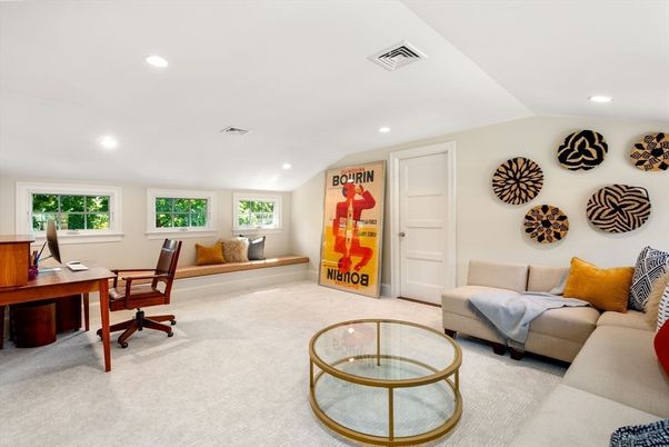 Home Office, Interior, Recessed Lighting