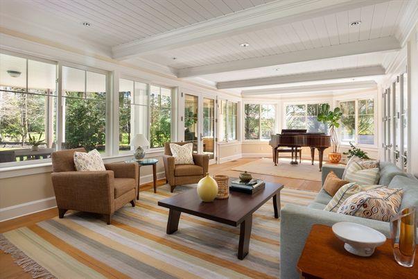 Interior, Living room, Piano, Recessed Lighting, Wood Texture Flooring
